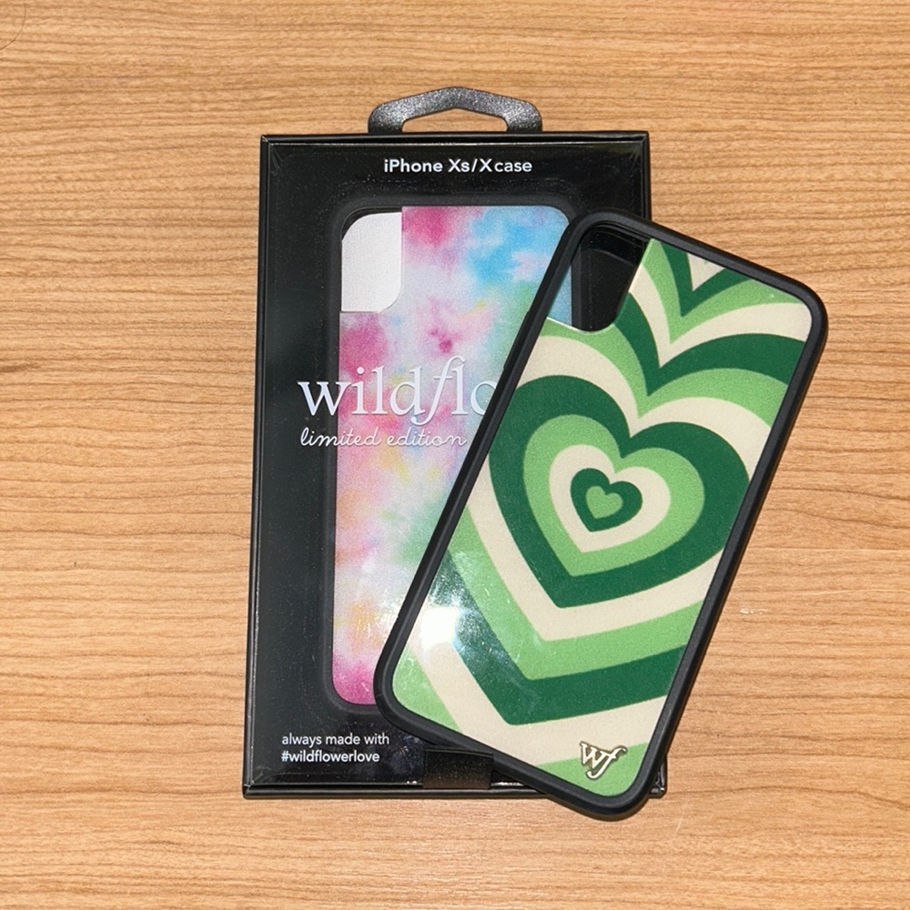 iPhone X/XS Cases (Wildflower + Battery Pack Case)